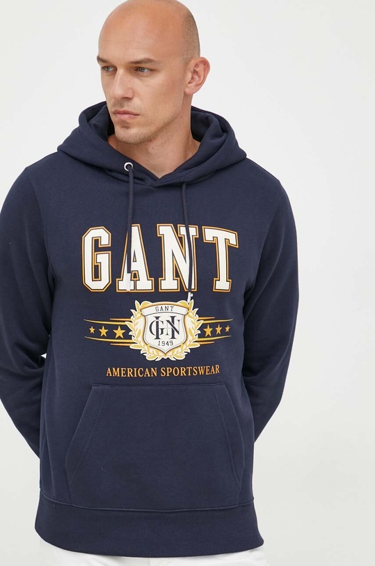 Dukserica Gant mornarsko plava 2007064