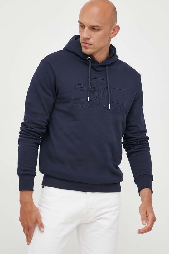 Gant bluza bawełniana granatowy 2037020