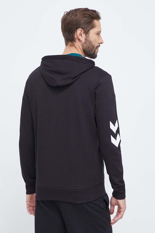 Odzież Hummel bluza bawełniana hmlLEGACY ZIP HOODIE 212566 czarny