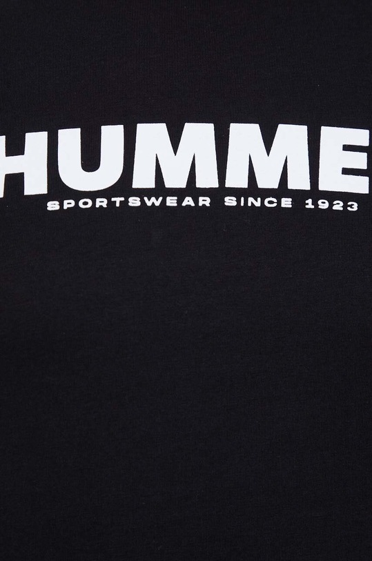 Bavlněné tričko s dlouhým rukávem Hummel hmlLEGACY T-SHIRT LS 212573 černá