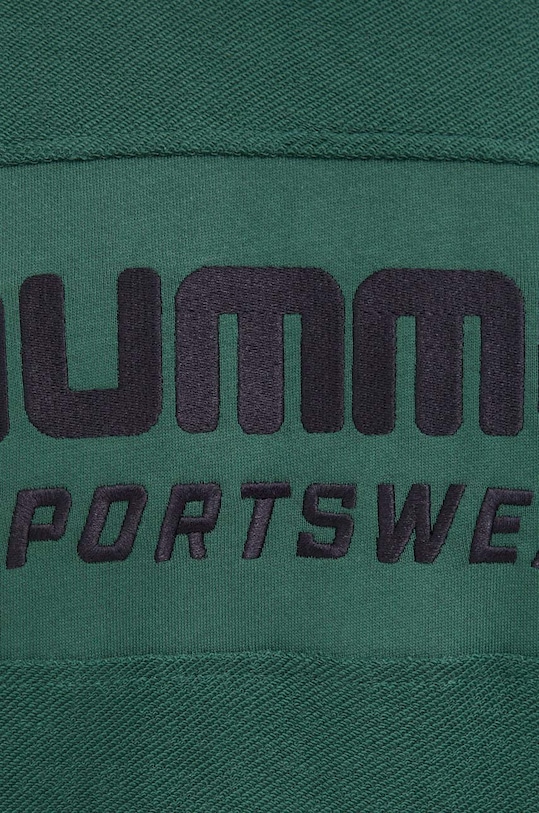 Hummel bluza bawełniana zielony 221309
