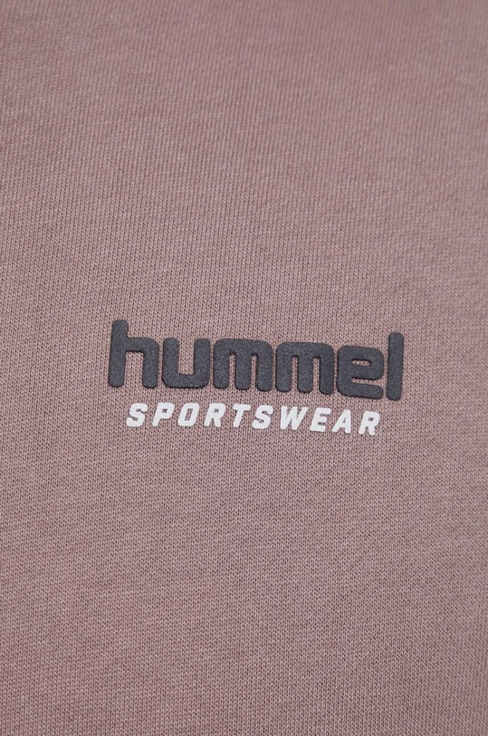 Hummel bluza bawełniana 221312 brązowy