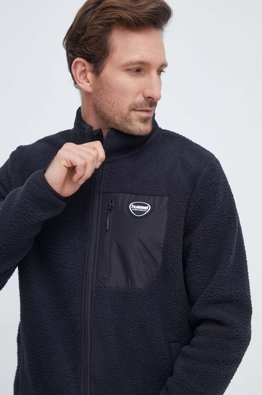 Hummel bluza polarowa bez kaptura czarny 221432