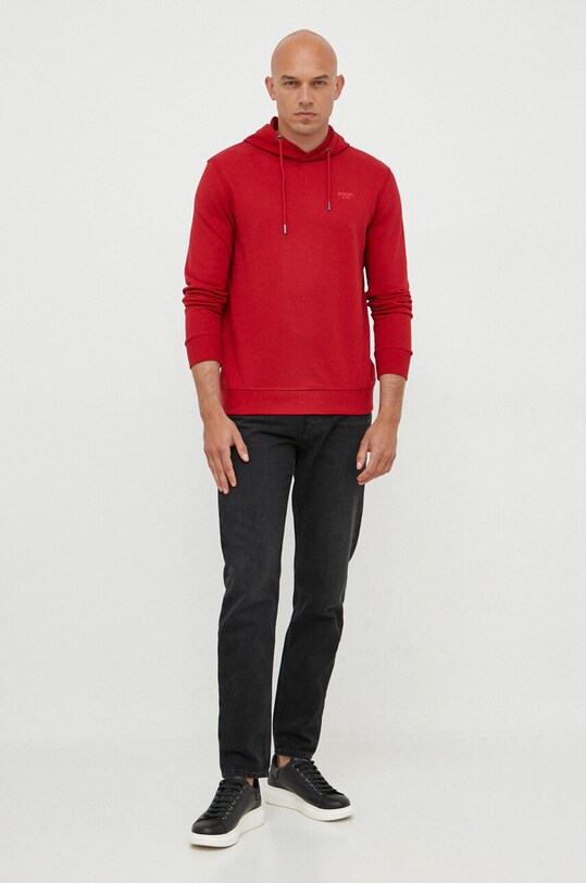 Joop! hanorac de bumbac 30035264 rosu AW23