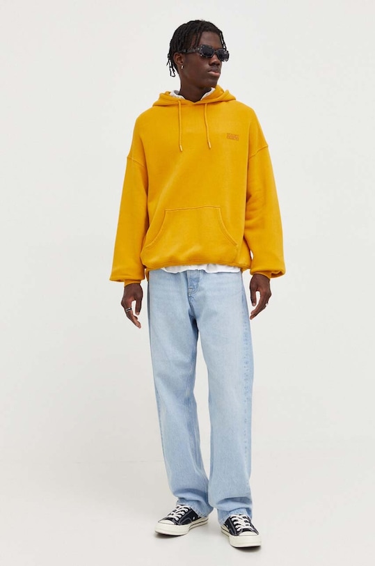 American Vintage bluza MIZU03FH23 galben AW23