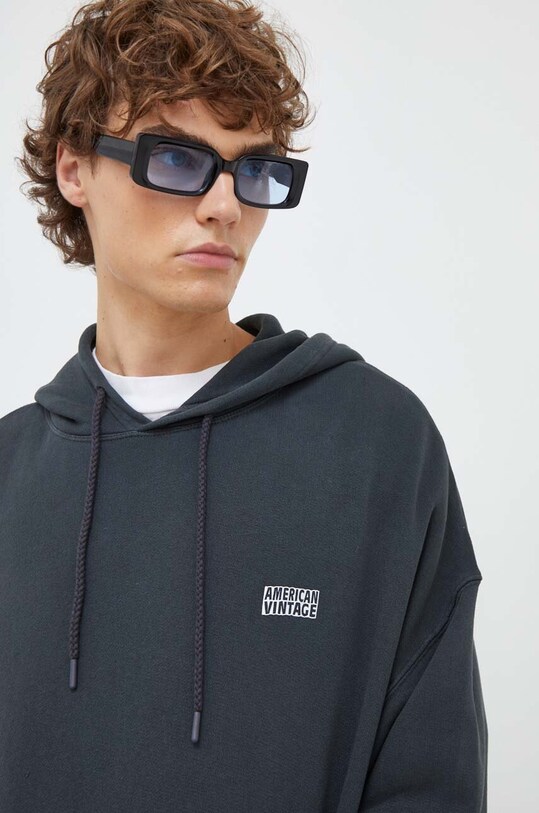 Mikina American Vintage šedá MIZU03FH23