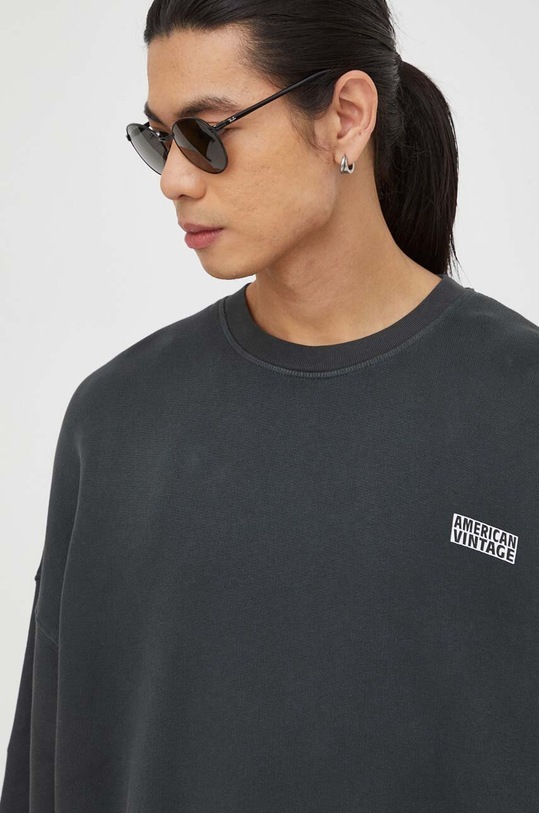 American Vintage bluza szary MIZU03EH23