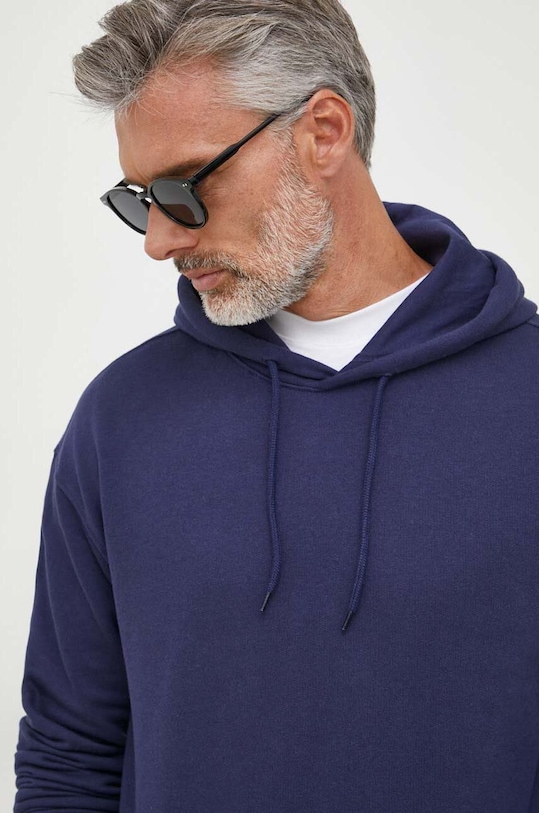 United Colors of Benetton bluza bawełniana granatowy 3J68U2001.252