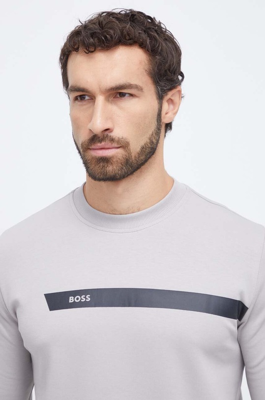 BOSS Green bluza BOSS GREEN szary 50498227