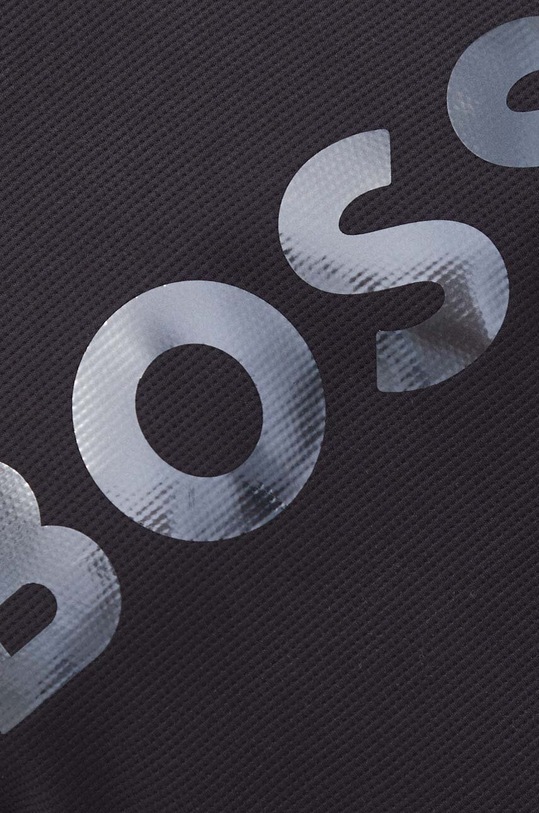 Βαμβακερή μπλούζα Boss Green BOSS GREEN 50501198 μαύρο