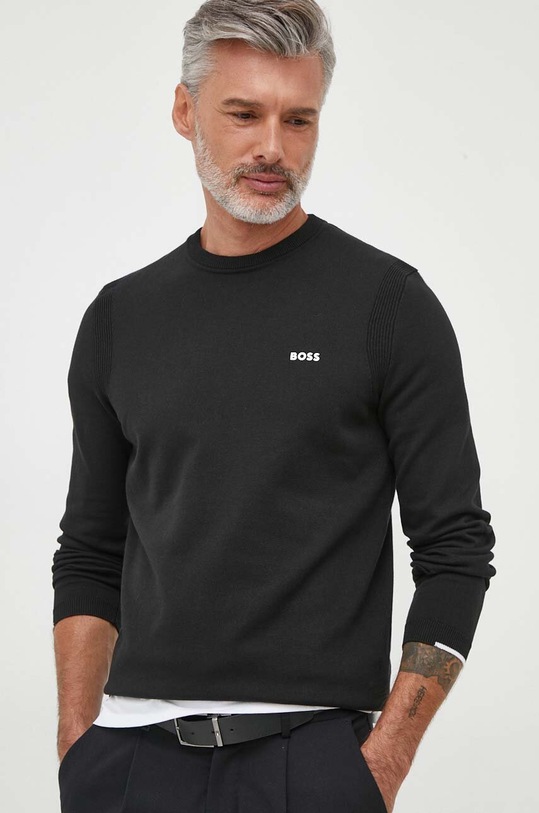 BOSS Green sweter BOSS GREEN czarny 50498539
