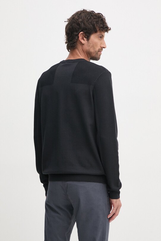 Odzież BOSS Green sweter z domieszką wełny BOSS GREEN 50498559 granatowy