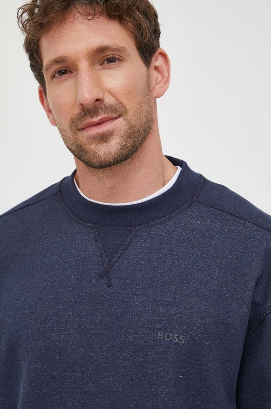 Pamučna dukserica Boss Orange BOSS ORANGE mornarsko plava 50499274