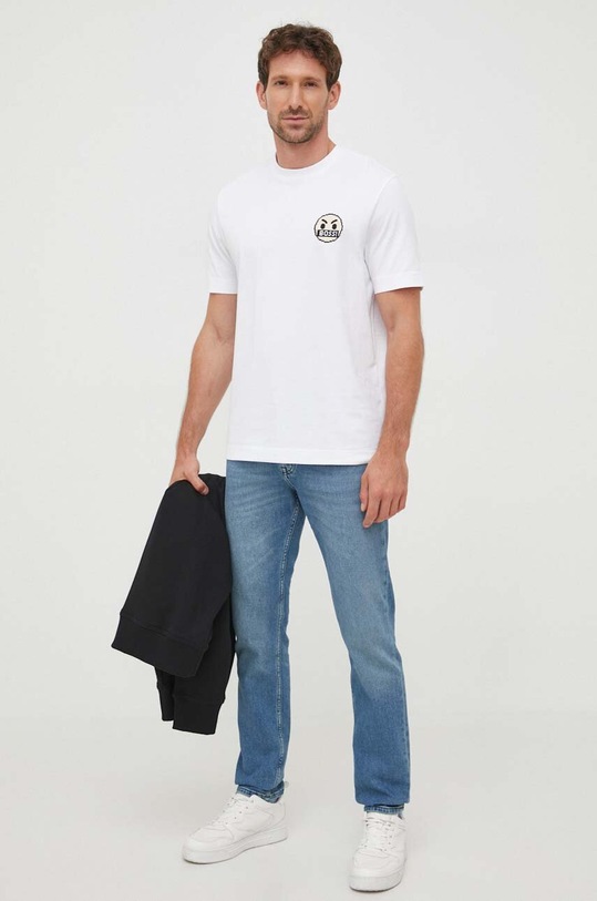 Odzież BOSS Orange bluza bawełniana BOSS ORANGE 50502664 czarny