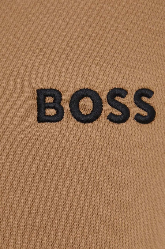 BOSS bluza bawełniana lounge 50502937 beżowy