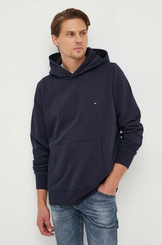 Tommy Hilfiger felső sima sötétkék MW0MW34266