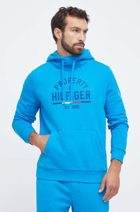 Dukserica Tommy Hilfiger print plava MW0MW32627