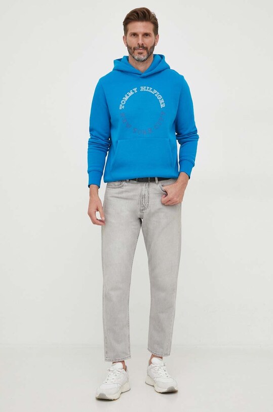 Mikina Tommy Hilfiger MW0MW32655 modrá AW23