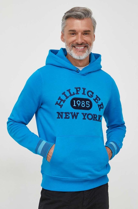 Tommy Hilfiger bluza pozostałe niebieski MW0MW32682