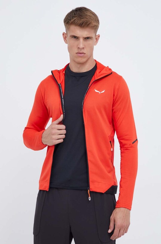 Αθλητική μπλούζα Salewa Pedroc Polarlite με ελαστάν κόκκινο 00.0000028574
