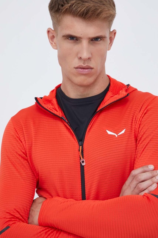Sportovní mikina Salewa Pedroc Polarlite červená 00.0000028574