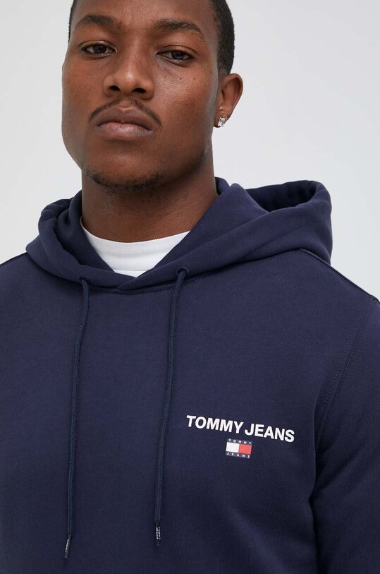 Бавовняна кофта Tommy Jeans темно-синій DM0DM17781