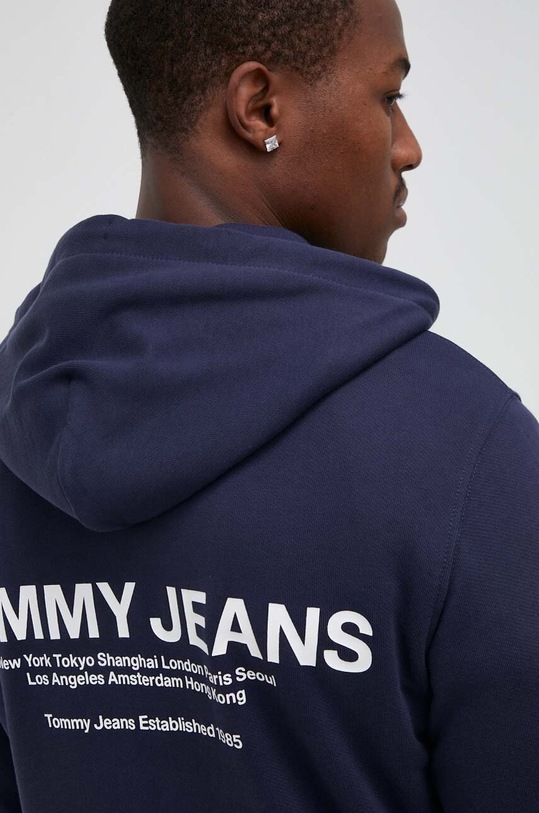Tommy Jeans bluza bawełniana DM0DM17781 granatowy