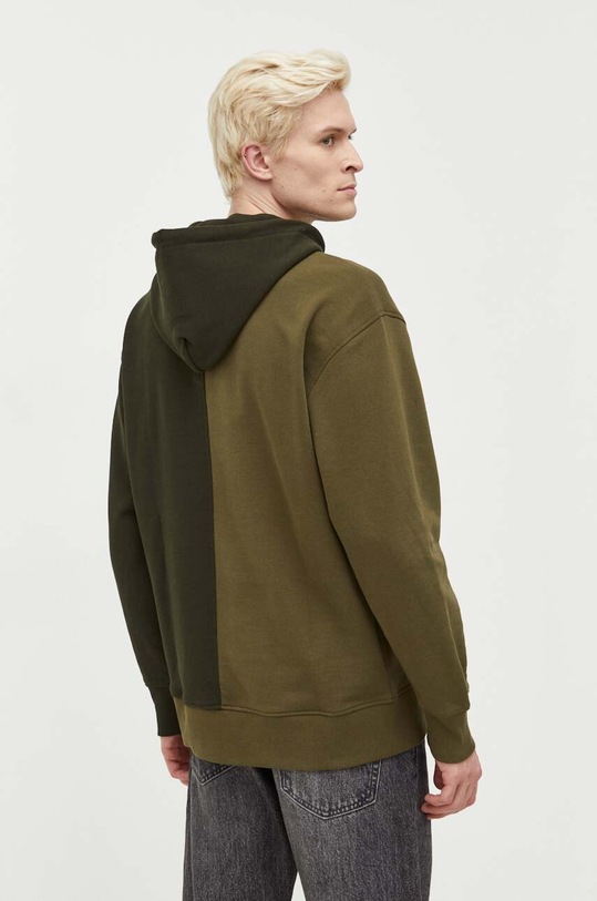 Ρούχα Βαμβακερή μπλούζα Tommy Jeans DM0DM17802 πράσινο