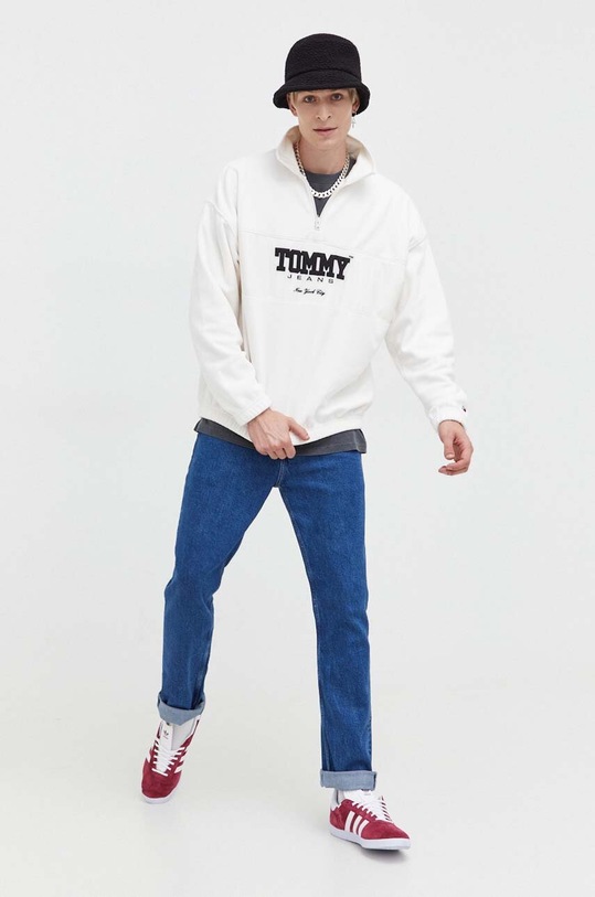 Μπλούζα Tommy Jeans DM0DM17803 μπεζ AW23