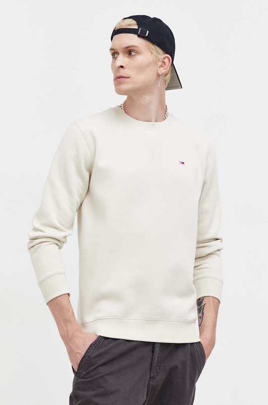 Tommy Jeans felső sima bézs DM0DM09591.