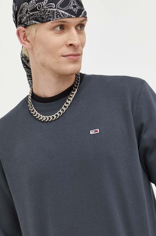 Tommy Jeans felső DM0DM09591. szürke