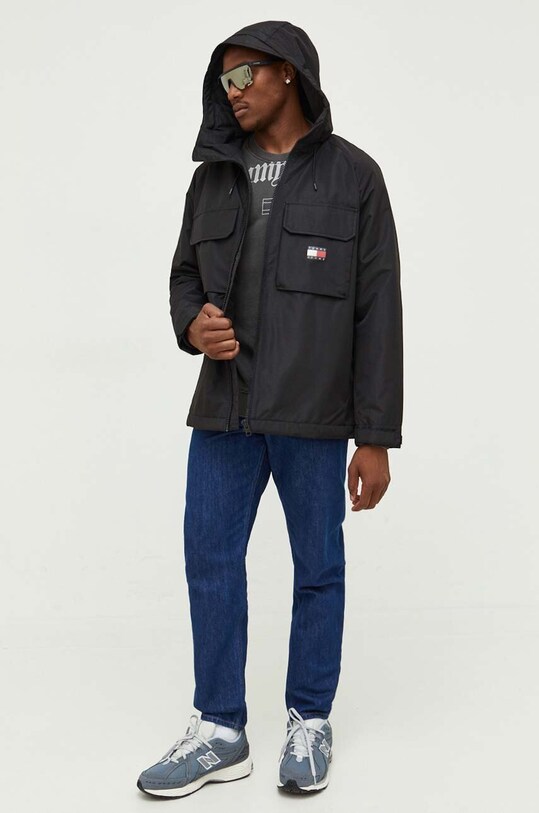 Mikina Tommy Jeans DM0DM17792 šedá AW23