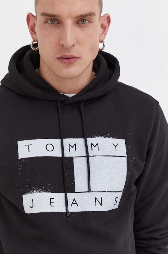 Tommy Jeans felső fekete DM0DM17911