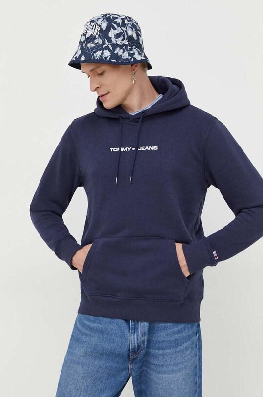 Μπλούζα Tommy Jeans DM0DM18130 σκούρο μπλε AW23