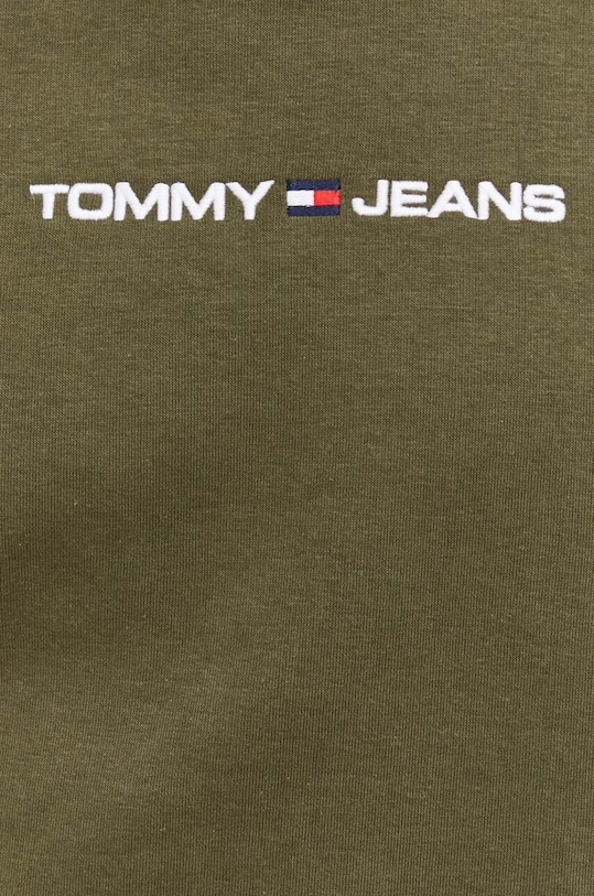 Μπλούζα Tommy Jeans DM0DM18130 πράσινο