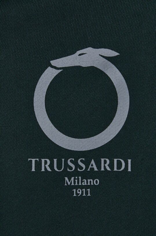 Pamučna dukserica Trussardi 52F00335.1T006520 zelena