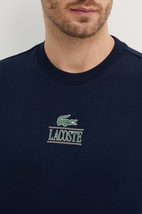 Lacoste hanorac de bumbac bleumarin SH1156