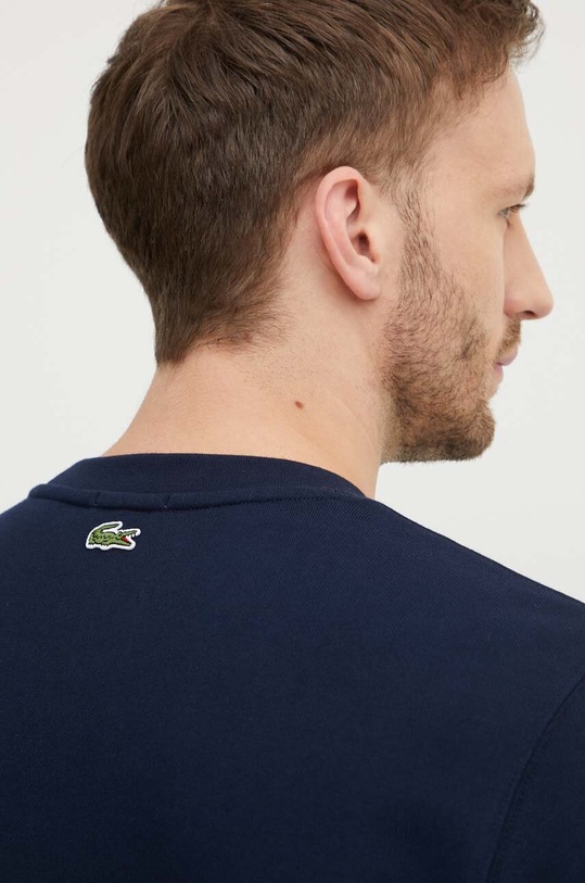 Lacoste hanorac de bumbac SH1156 bleumarin