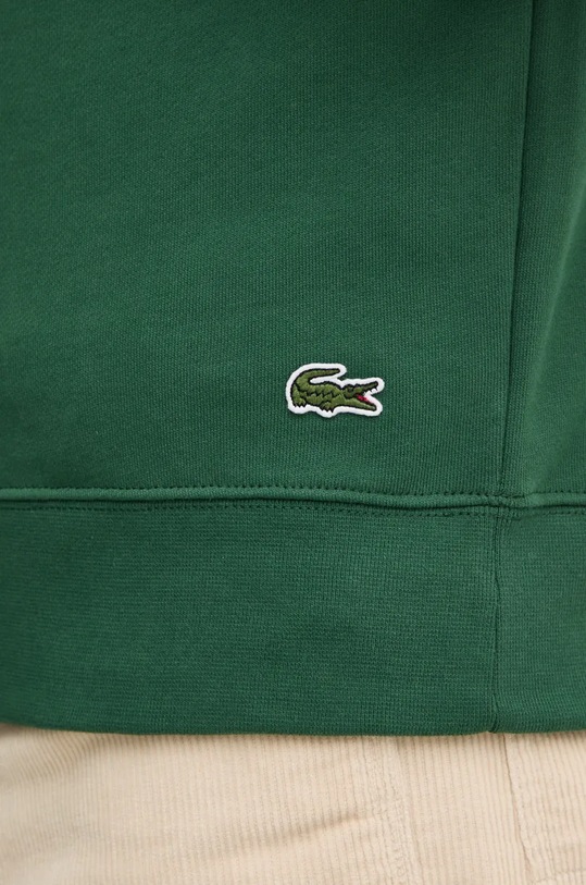 Хлопковая кофта Lacoste SH1281 зелёный