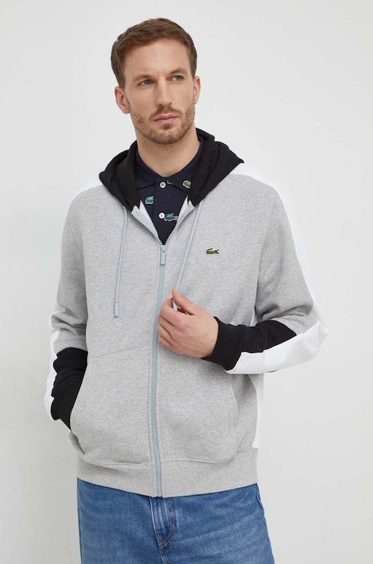 Lacoste bluza wzorzyste szary SH1301