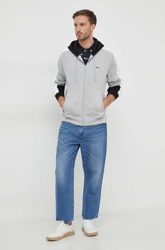 Lacoste bluza SH1301 szary AW23