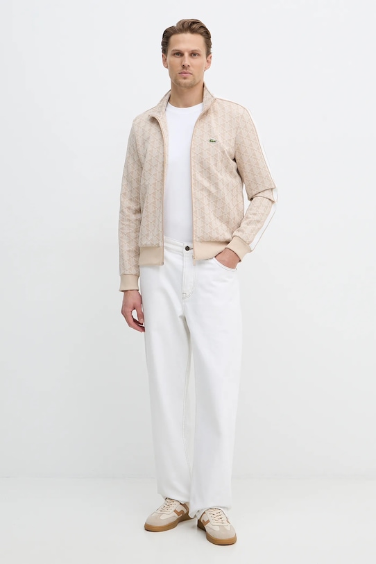 Lacoste bluza SH1368 beżowy AW25