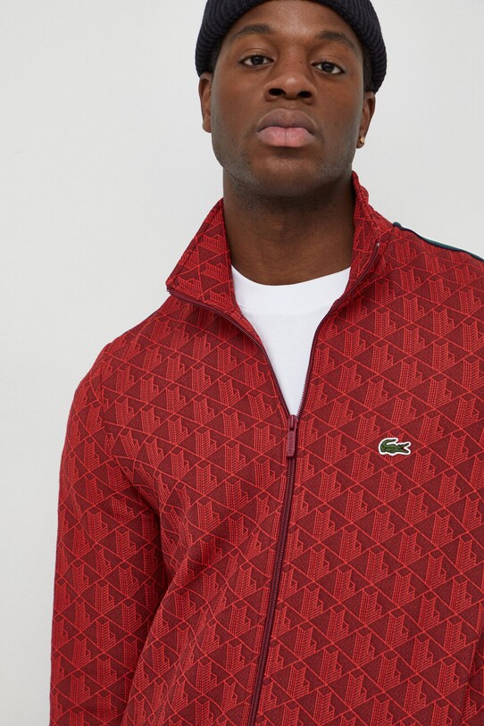 Lacoste bluza burgundia SH1368