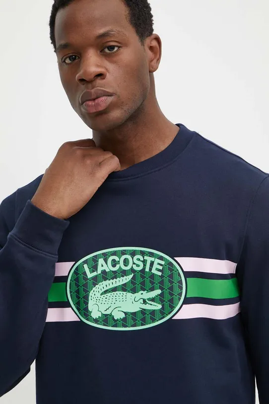 Lacoste hanorac de bumbac bleumarin SH1420