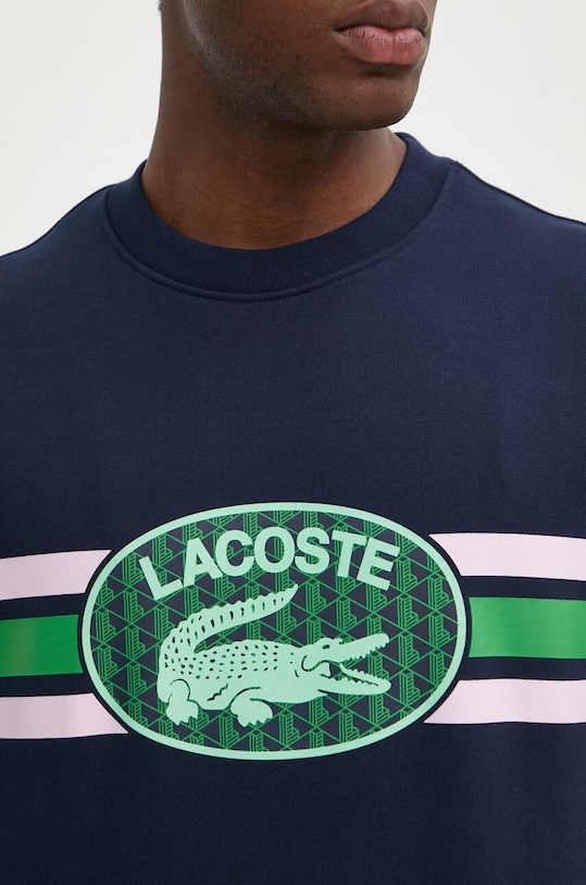 Bavlněná mikina Lacoste SH1420 námořnická modř