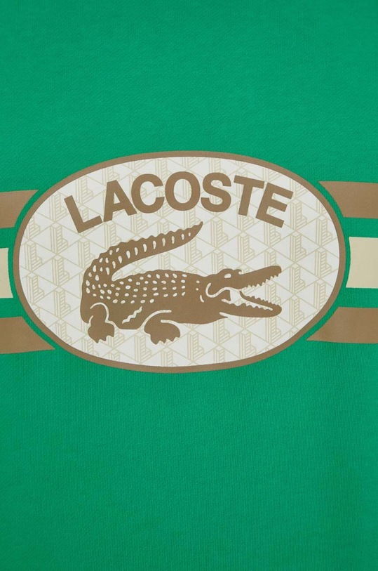 Lacoste bluza bawełniana SH1420 zielony