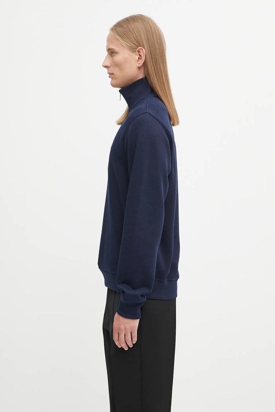 Pamučni pulover Lacoste SH1927 mornarsko plava AW25