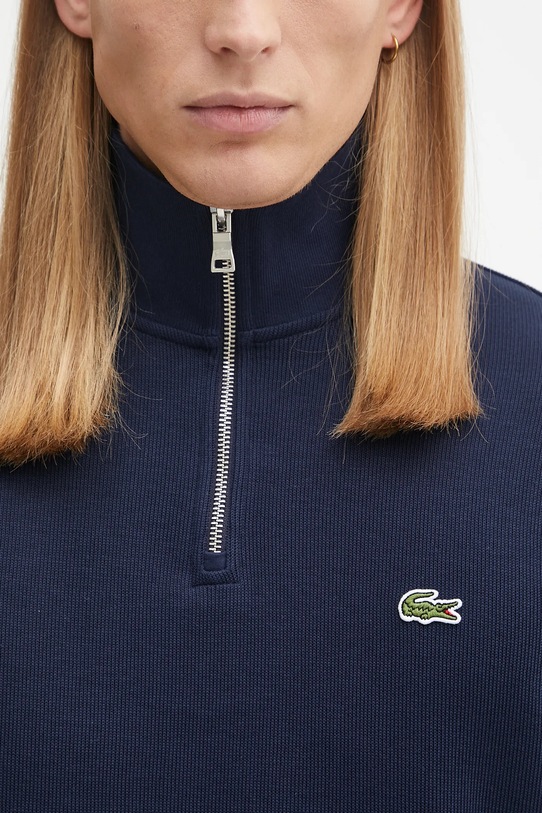 Pamučni pulover Lacoste mornarsko plava SH1927