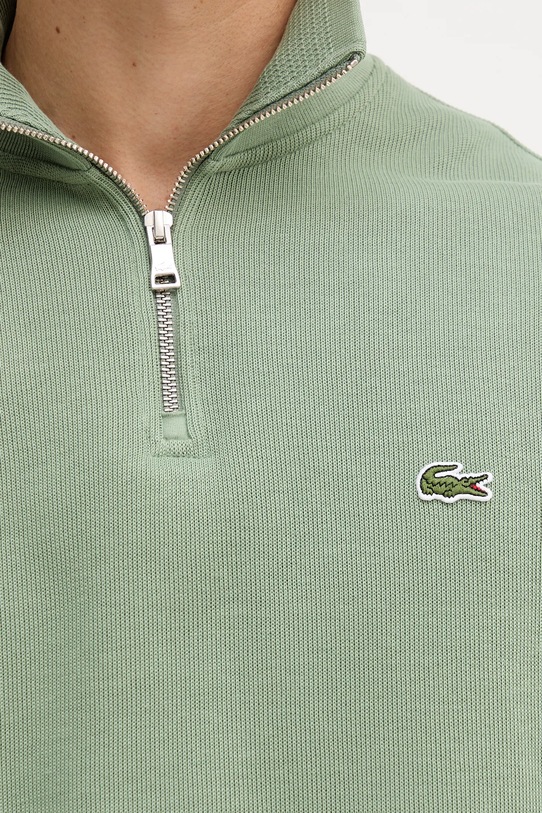 Lacoste sweter bawełniany SH1927 zielony