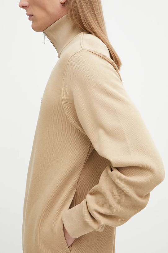 Lacoste sweter bawełniany SH1927 beżowy
